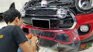 หุ้มฟิล์มใสกันรอยรถยนต์ Mini Cooper S (6)