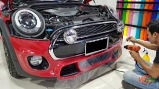 หุ้มฟิล์มใสกันรอยรถยนต์ Mini Cooper S (4)