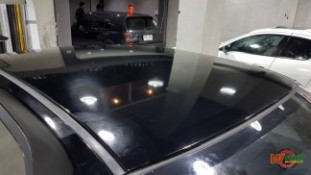 Wrap เปลี่ยนสีรถ Toyota Soluna สีดำเงา (3)