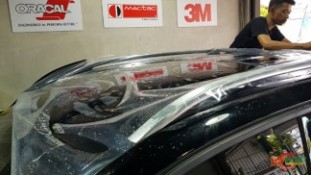 หุ้มฟิล์มใสกันรอยรถยนต์ Mercedes Benz GLE500e (4)