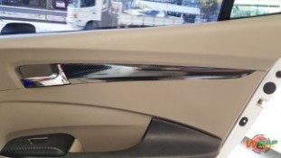 หุ้มฟิล์มเคฟล่า 6D แผงประตู Honda City 