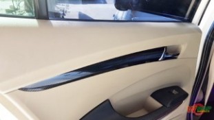 หุ้มฟิล์มเคฟล่า 6D แผงประตู Honda City (1)