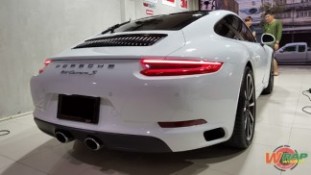 หุ้มฟิล์มใสกันรอยกันหิน Porsche Carrera 911 (3)