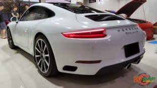 หุ้มฟิล์มใสกันรอยกันหิน Porsche Carrera 911 (4)