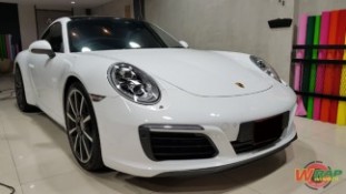 หุ้มฟิล์มใสกันรอยกันหิน Porsche Carrera 911 (1)