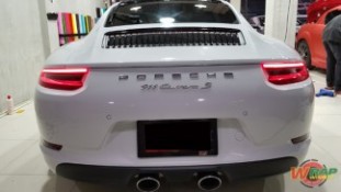 หุ้มฟิล์มใสกันรอยกันหิน Porsche Carrera 911 (9)