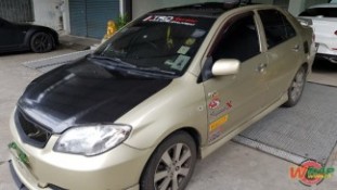หุ้มเคฟล่า 6D ฝากระโปรงหน้าToyota Vios (1)