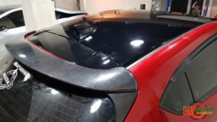 หุ้มฟิล์มหลังคาแก้ว Mazda3