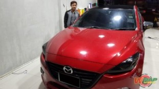 หุ้มฟิล์มหลังคาแก้ว Mazda3 (1)