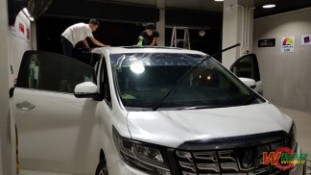 หุ้มฟิล์มใสกันรอยรถยนต์ Toyota Alphard (3)