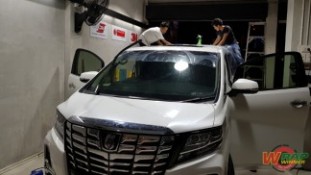 หุ้มฟิล์มใสกันรอยรถยนต์ Toyota Alphard (4)