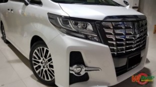 หุ้มฟิล์มใสกันรอยรถยนต์ Toyota Alphard (5)