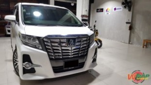 หุ้มฟิล์มใสกันรอยรถยนต์ Toyota Alphard (6)