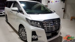 หุ้มฟิล์มใสกันรอยรถยนต์ Toyota Alphard (1)