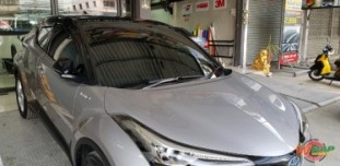 Wrap เปลี่ยนสีรถ Toyota CHR (4)