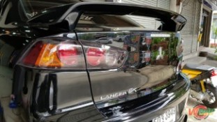 Wrap ฟิล์มไฟหลังสีสโมคอ่อน Lancer EX (1)