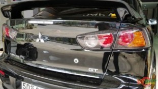 Wrap ฟิล์มไฟหลังสีสโมคอ่อน Lancer EX (2)