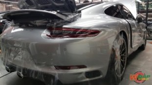 หุ้มฟิล์มใสกันรอยกันหิน Porsche Carrera S (2)