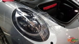หุ้มฟิล์มใสกันรอยกันหิน Porsche Carrera S (5)