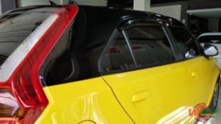 Wrap เปลี่ยนสีรถ MG3 (Glossy Black ครึ่งคัน) [6]