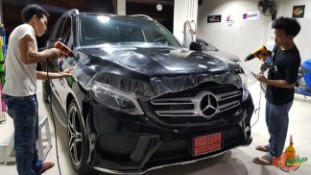 หุ้มฟิล์มใสกันรอยกันหิน Mercedes Benz GLE500e (5)