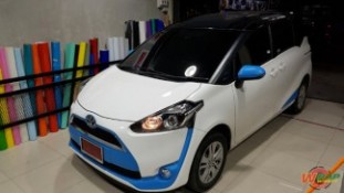 Wrap เปลี่ยนสีรถ Toyota Sienta (1)