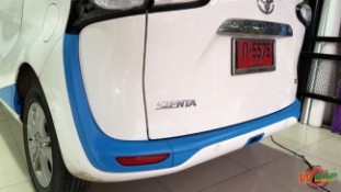Wrap เปลี่ยนสีรถ Toyota Sienta (5)
