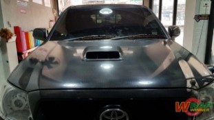 หุ้มเคฟล่า 6D ฝากระโปรงหน้า Toyota Vigo (2)