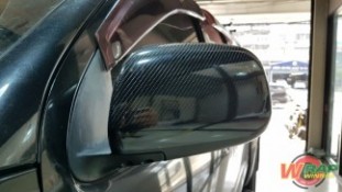หุ้มเคฟล่า 6D กระจกมองข้าง Toyota Vigo
