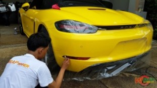 หุ้มฟิล์มใสกันรอยกันหิน Porsche 718 Boxster (5)