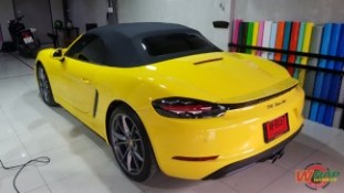 หุ้มฟิล์มใสกันรอยกันหิน Porsche 718 Boxster (2)