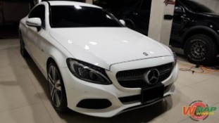 หุ้มฟิล์มใสกันรอยรถยนต์ Mercedes Benz C250 (2)