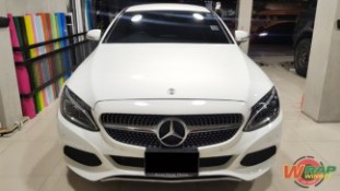 หุ้มฟิล์มใสกันรอยรถยนต์ Mercedes Benz C250 (1)