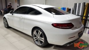 หุ้มฟิล์มใสกันรอยรถยนต์ Mercedes Benz C250 (8)