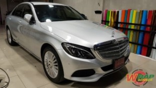 หุ้มฟิล์มใสกันรอยรถยนต์ Mercedes Benz E300 (1)