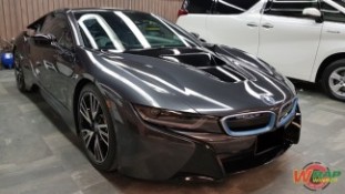 หุ้มฟิล์มใสกันรอยกันหิน BMW i8 [1]