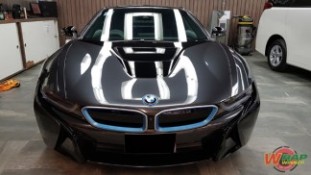 หุ้มฟิล์มใสกันรอยกันหิน BMW i8 [4]