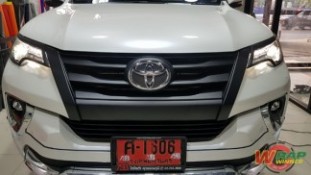 Wrap เปลียนสีรถ Toyota Fortuner (Matte Black) [5]