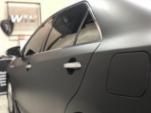 Wrap เปลียนสีรถ Toyota Camry (Matte Black) [3]