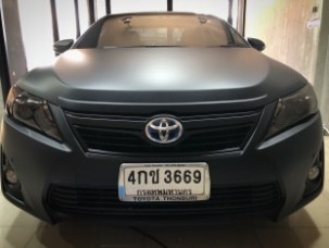 Wrap เปลียนสีรถ Toyota Camry (Matte Black) [4]