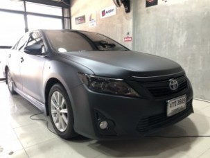 Wrap เปลียนสีรถ Toyota Camry (Matte Black) [1]