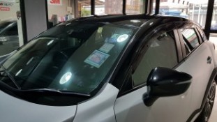 Wrap เปลี่ยนสีรถ Mazda CX-3 สีบรอนซ์เงินแบบ 