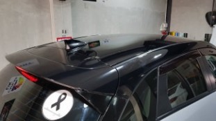 Wrap เปลี่ยนสีรถ Mazda CX-3 สีบรอนซ์เงินแบบ 