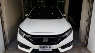 หุ้มฟิล์มหลังคาแก้ว Honda Civic FC