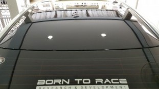 หุ้มฟิล์มหลังคาแก้ว Honda Civic FC