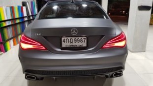 Wrap เปลี่ยนสีรถ Benz CLA250 สีเทาด้านเมทัลลิก (6)