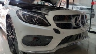 หุ้มฟิล์มใสกันรอยกันหิน Mercedes Benz C250 [4]