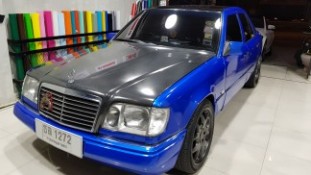 หุ้มเคฟล่า 6D ฝากระโปรงหน้า Mercedes Benz E-Class (2)